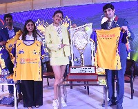 Rakul Preet Singh Unveils Hyderabad Strikers Team Jersey